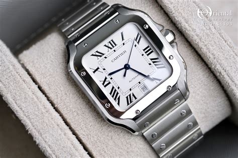 santos de cartier extra large|cartier santos large two tone.